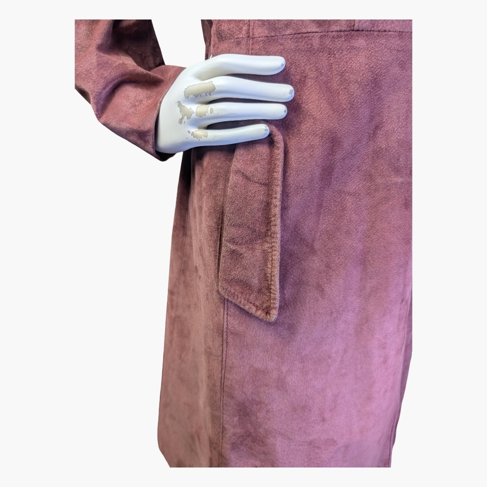Vintage 70s Long Suede Coat | Union Made | Women's Medium - Picture 6 of 10